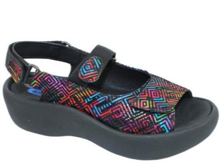 Wolky Women s Jewel Sandal - Multi Corza Print on Sale