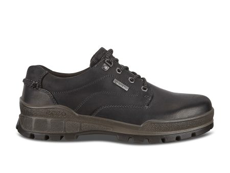 ECCO Track 25 Low Plain Toe Hiking Shoe (Men) - Black Black Sale