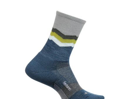 Feetures Merino Mini Crew Max Cushion - Hatchback Navy Fashion