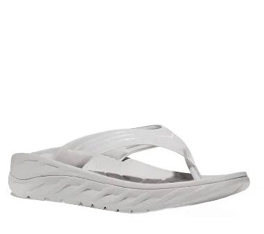 HOKA Men s Ora Recovery Flip Sandal - Lunar Rock White For Discount