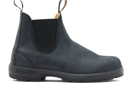 Blundstone Classic 587 Chelsea Boot (Unisex) - Rustic Black Hot on Sale