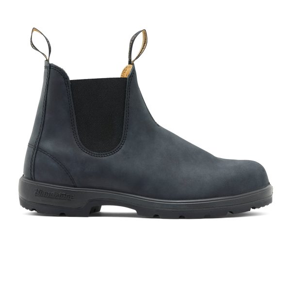 Blundstone Classic 587 Chelsea Boot (Unisex) - Rustic Black Hot on Sale