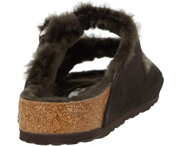 Birkenstock Arizona Shearling in Mocha (narrow) on Sale