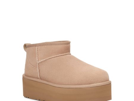 UGG® Women s Classic Ultra Mini Platform Boot - Sand on Sale