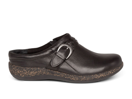 Aetrex Libby Clog (Women) - Black Online Hot Sale