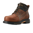 Ariat Workhog Trek 6  Composite Toe Work Boot (Men) - Oiled Brown Sale