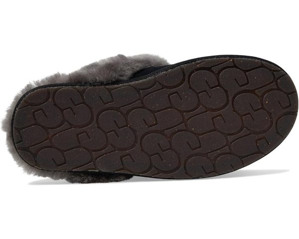 Women s UGG Scuffette in Black Grey Sale