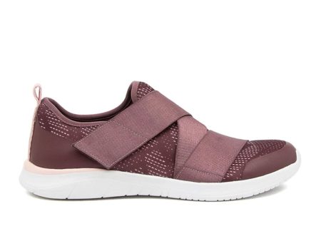 Ziera Farrell Wide Sneaker (Women) - Wine Neoprene Fashion