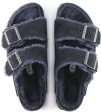 Birkenstock Arizona Shearling in Midnight For Cheap