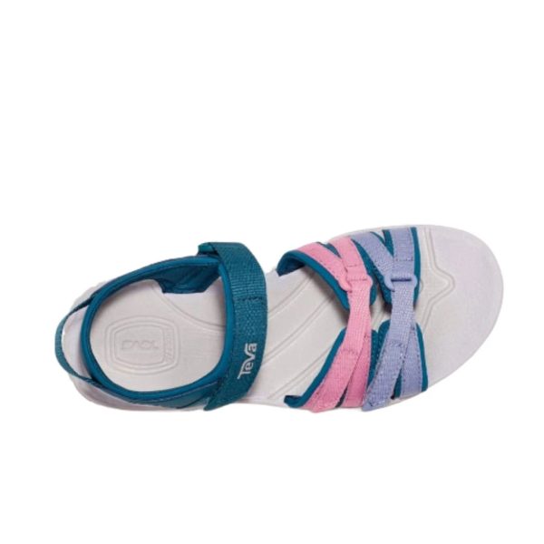 Teva Youth (Little Kid Sizes 11 to 3) Tirra Sandal - Blue Coral Multi Sale