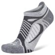 Balega Women s Ultralight No Show Sock - Grey White Fashion