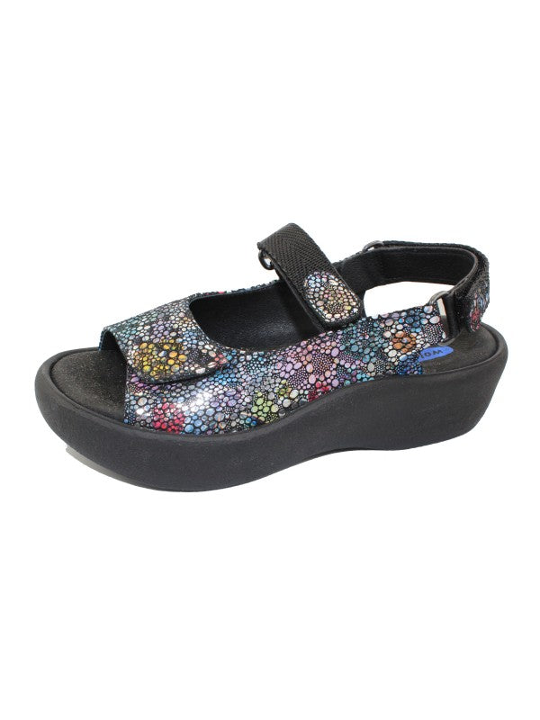 Wolky Women s Jewel - Black Multi Colmeia Suede Hot on Sale