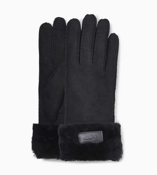 UGG Turn Cuff Glove in Black Cheap