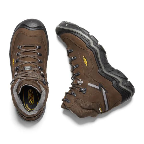 Keen Durand II Mid Waterproof Hiking Boot (Men) - Cascade Brown Gargoyle Sale