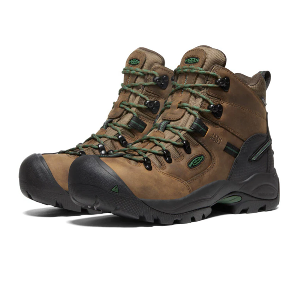 Keen Utility Pittsburgh Energy 6  Waterproof Composite Toe Work Boot (Men) - Cascade Brown Greener Pastures on Sale