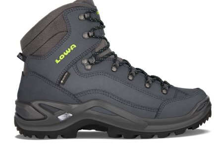 Lowa Renegade GTX Mid (Men) - Dark Blue Lime For Cheap