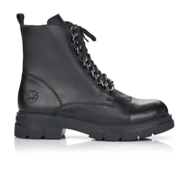 Rieker Tora Z9110-00 Mid Boot (Women) - Cristallino Turin - Black Black Online now