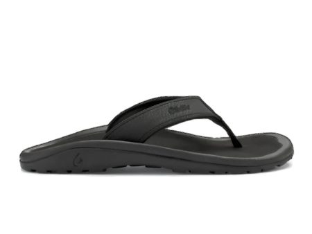 Olukai Men s Ohana Sandals - Black Black Fashion