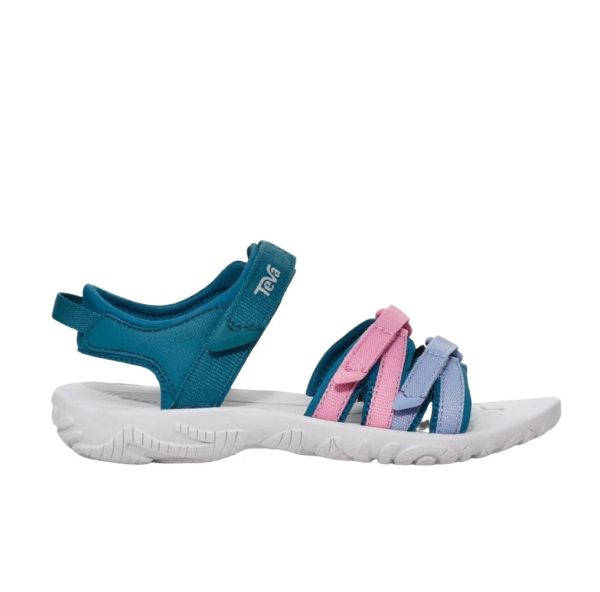 Teva Youth (Little Kid Sizes 11 to 3) Tirra Sandal - Blue Coral Multi Sale