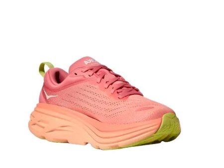 Hoka Women s Bondi 8 Running Sneakers - Coral Papaya Online Sale