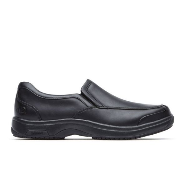 Dunham Battery Park Service Work Shoe (Men) - Black For Cheap