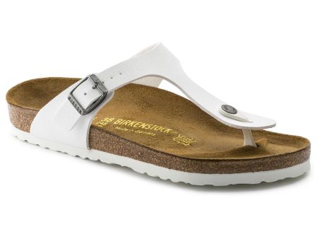 Birkenstock Women s Gizeh Birko-Flor - White Hot on Sale