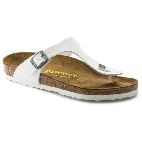 Birkenstock Women s Gizeh Birko-Flor - White Hot on Sale