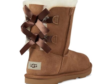 Kids  UGG Bailey Bow II in Chestnut Online Hot Sale