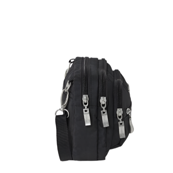 Baggallini Women s Triple Zip Bag - Black Online now