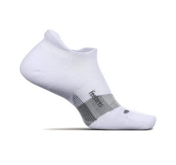 Feetures Merino 10 Cushion No Show Tab - White Sale