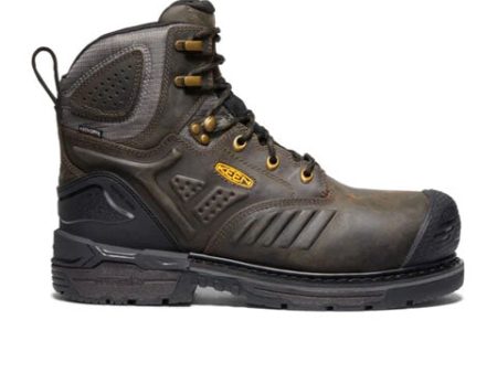 Keen Utility Philadelphia 6  Waterproof Composite Toe Work Boot (Men) - Cascade Brown Black Online