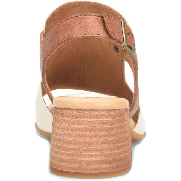 Born Women s Sylvie Sandals - White Brown Sale