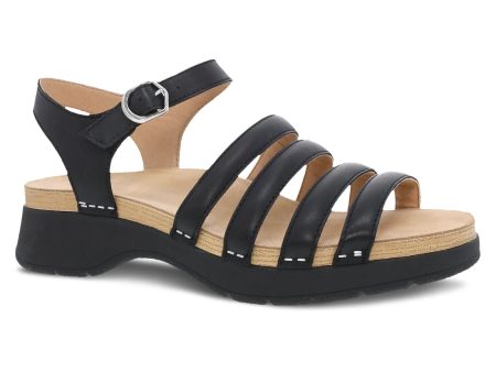 Dansko Women s Roxie Sandal - Black Nappa Supply