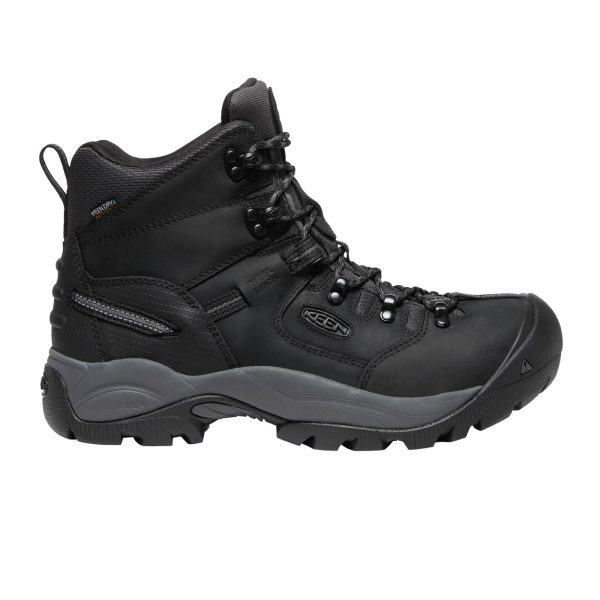 Keen Utility Pittsburgh Energy 6  Waterproof Composite Toe Work Boot (Men) - Black Forged Iron Online now