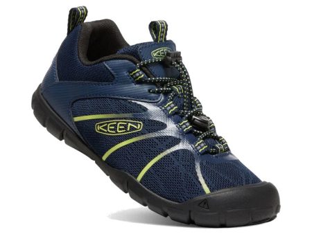 KEEN Big Kids  Chandler 2 CNX Sneaker - Black Iris Evening Primrose For Cheap