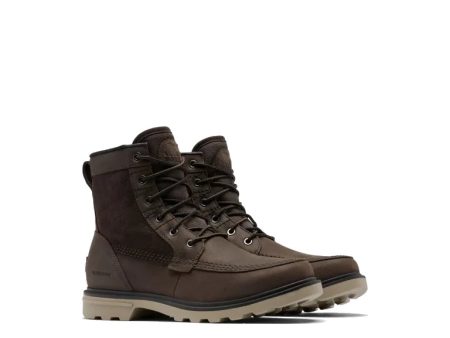 Sorel Men s Carson Storm Waterproof Boot - Blackened Brown Khaki II Online Hot Sale