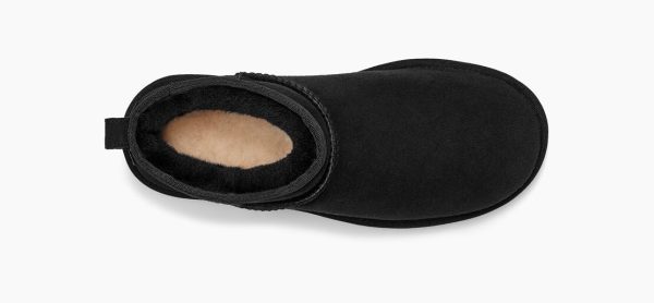 Women s UGG Classic Ultra Mini in Black Hot on Sale