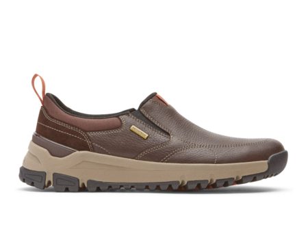 Dunham Glastonbury Slip On (Men) - Brown Leather For Cheap