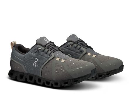 On Running Men s Cloud 5 Waterproof Sneaker - Asphalt Magnet Online Sale