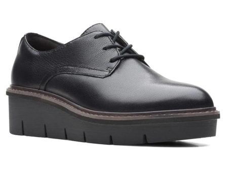 Women s Airabell Tye Platform Oxford - Black Supply