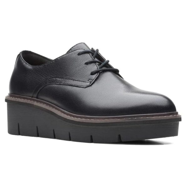 Women s Airabell Tye Platform Oxford - Black Supply