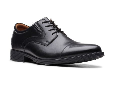 Clarks Men s Whiddon Cap Toe Oxford - Black Online now