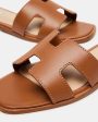 Women s Hadyn Leather Sandals - Cognac Hot on Sale