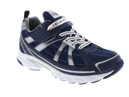 Tsukihoshi Youth Storm (Sizes 1.5 - 5) - Navy Silver Online Hot Sale