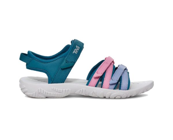 Teva Youth Tirra (Sizes Big Kids   4 - 7) - Blue Coral Multi Hot on Sale