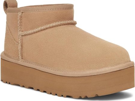 Kids  UGG Classic Ultra Mini Platform in Sand Online