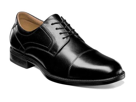 Florsheim Men s Midtown Cap Toe Oxford - Black Online Hot Sale