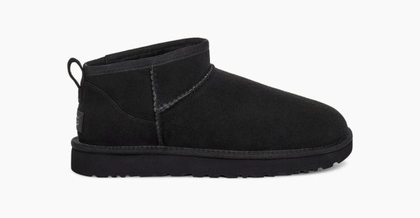 Women s UGG Classic Ultra Mini in Black Hot on Sale