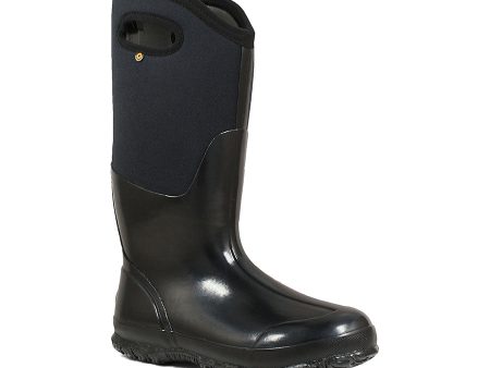 Bogs Women s Classic High Handles - Black Smooth on Sale