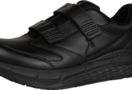 Men’s Steadfast Walker Black Leather Velcro on Sale